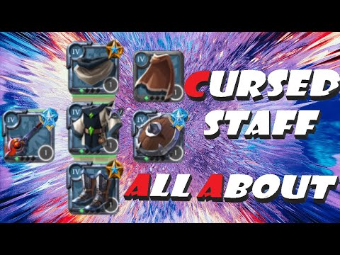 All about Cursed staff builds/Specs/How to use/Albion online