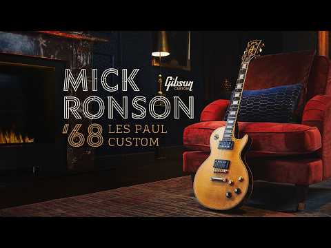 Gibson Custom Mick Ronson 1968 Les Paul Custom Collector's Edition, Antique Natural/Ebony image 8
