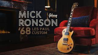 Introducing the Gibson Custom Mick Ronson 1968 Les Paul Custom Collector's Edition