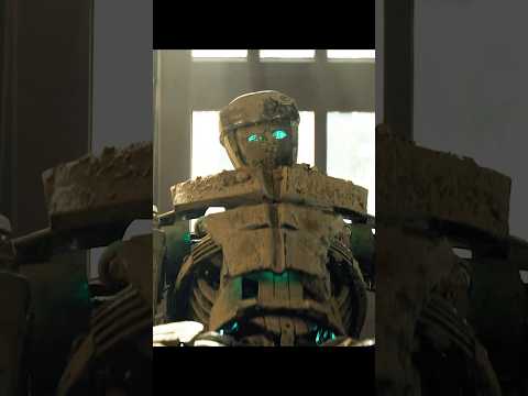 The boy brought back a 1000-pound robot from the dump 🙏🏻 #realsteel #hughjackman