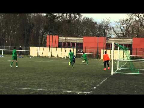 ASSOA 3/4 U12 (1), gardien renfort Adrien Moncet vs Cergy - 12/12/2015