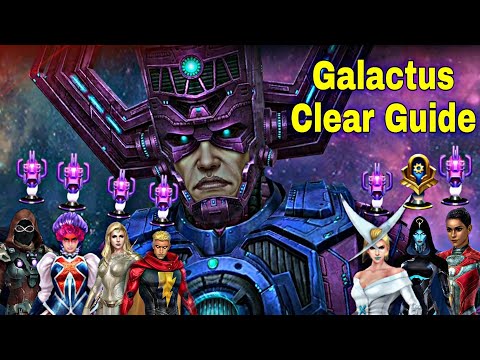 Adam Warlock Gamora And Other Worth Characters Galactus Clear Showcase 2022 - Marvel Future Fight