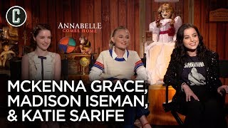 Annabelle Comes Home Cast on Why It's So Hard to Play Scared video