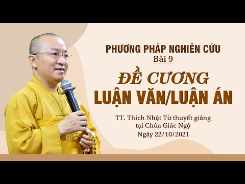 Đề cương luận văn, luận án l Phương pháp nghiên cứu