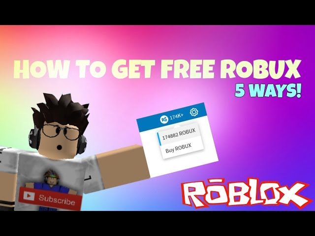 How To Get Free Robux 5 Ways - how to get unlimited free robux on roblox 2016 new working november 2016