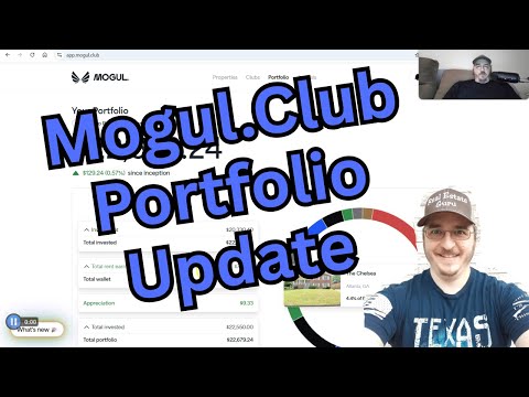 Mogul September Portfolio Update - Investing in Fractional Real Estate on Mogul.Club - Performance