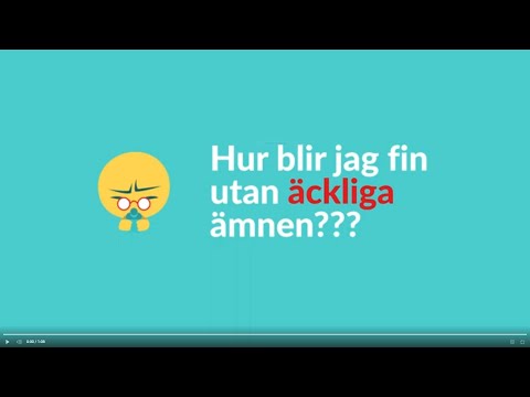 Så här blir du fin utan äckliga ämnen!