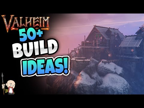 50+ Build Ideas - Louky Village & Mountain Base Tour - Viking Playground Server