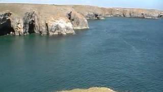 Pembrokeshire Coastal scenery near Broad Haven and Barafundle.