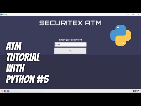 Python Tkinter Atm Machine Tutorial With Multiple Window Frames For Beginners Part 56