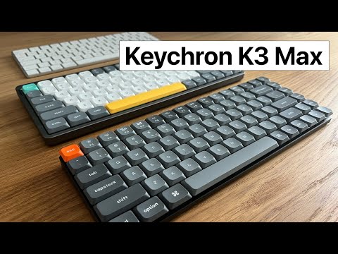 Keychron K3 Max vs NuPhy Air75 V2 vs Apple Magic Keyboard