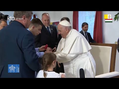 Visite privée du pape François aux enfants de l’Institut Bienheureux László Batthyány-Strattmann