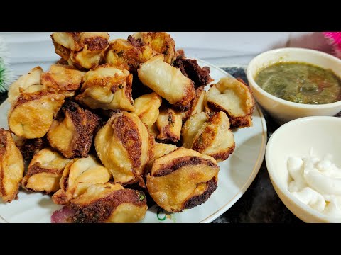 new style flower samosa recipe by |hooria with 🔪🌹