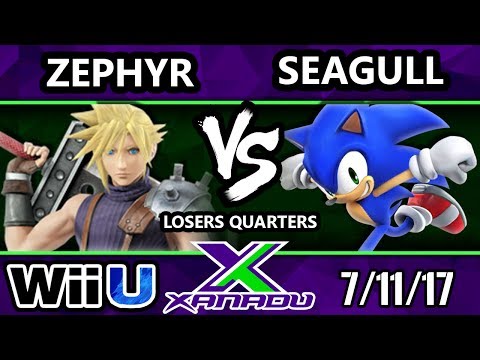 S@X 210 - Zephyr (Cloud) Vs. InC | Seagull (Sonic) - SSB4 Losers Quarters - Smash 4