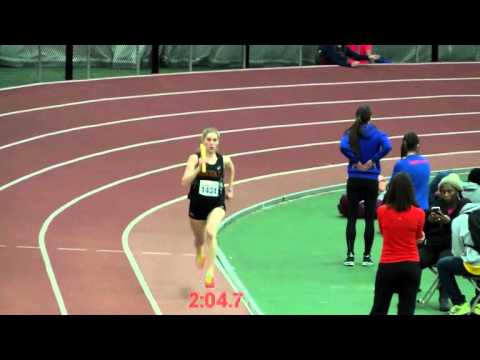 4x400m uLaval Femme - Boston Indoor 2016