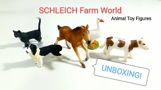 Must-Have Animal Toys for toddlers! SCHLEICH Farm World 42386 5 pcs (Unboxing)