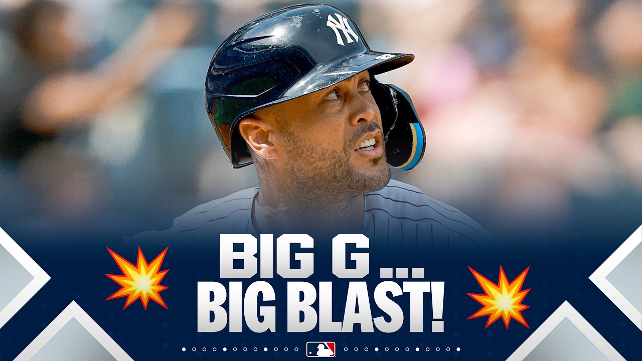 Giancarlo Stanton got every stitch of this baseball! ⚾️ | MLB Highlights