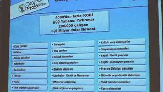 "OTOMOTİV SEKTÖRÜNDE TASARIM KONFERANSLARI" 15.02.12, ULUDAĞ ÜNİVERSİTESİ Part 1