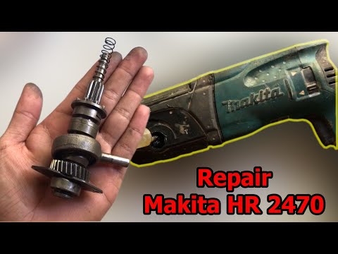Makita Hr2470 rotary hammer drill repair