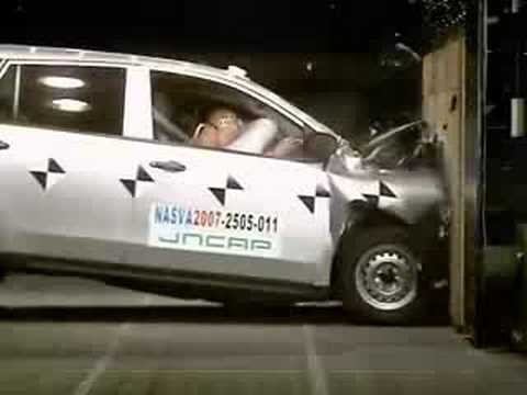 Crash Test 2007 / 2008 Nissan Ad Wagon (Full Frontal Test) J