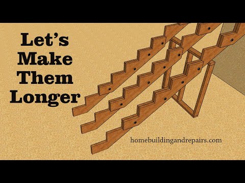 How To Connect Pre-Manufactured Stair Stringers Together To Make Them Longer