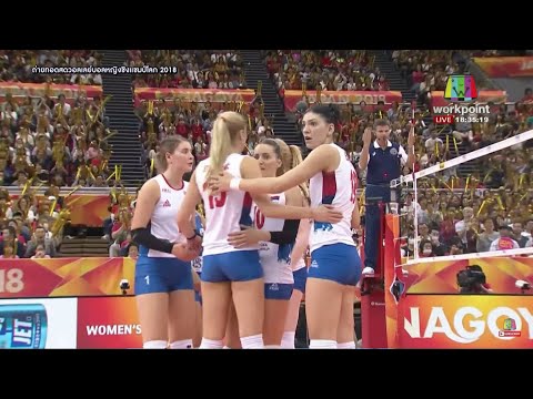 Tijana Boskovic | 2018.10.14 FIVB World Championship | Japan vs Serbia (14-11)