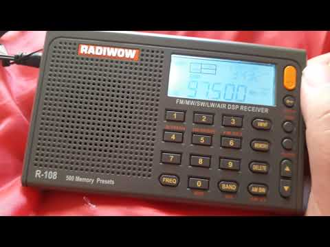 On the road '21, Riverton, WY  FM Bandscan