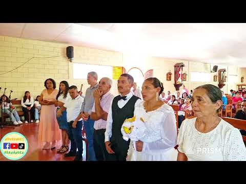 Sacramento del matrimonio. Parroquia San Lucas Evangelista. San Lucas Madriz Nicaragua. 
