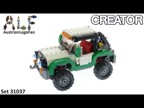 Vidéo LEGO Creator 31037 : Les véhicules de l'aventure