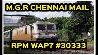 preview picture of video '12602 MANGALURU-CHENNAI CENTRAL SUPERFAST MAIL LED BY RPM P7 #30333'