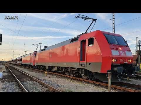 Führerstandsmitfahrt mit 2x Br152 Nürnberg über Ansbach nach Würzburg