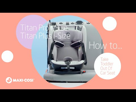 Maxi-Cosi Titan Pro i-Size i Titan Plus i-Size - Jak wyjąć dziecko przy użyciu pasa