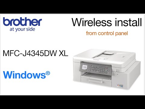 Thumbnail for MFCJ4345DW Wireless Setup From Control Panel - Windows