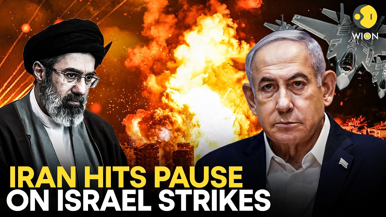 Iran Strikes Israel LIVE: Iran 'HALTS' Israel Strikes; Trump Forces Iran-Israel Pause? | WION Live