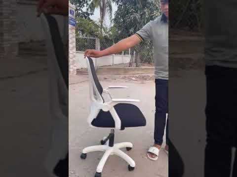 Ghế Xoay Văn Phòng Tay Gập 3D - GX28