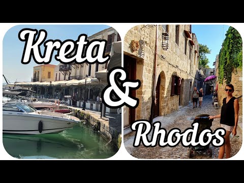 Crete and Rhodes - The most beautiful places for a holiday