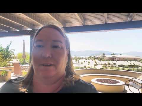 Debbie in the Patio Let’s Talk Real Estate Episode 20 Sun City Shadow Hills Indio California