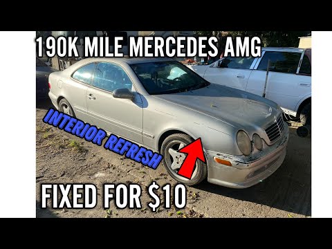 Restoring A Neglected 2002 Mercedes Benz CLK-430 AMG On a Budget