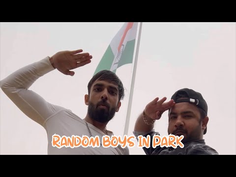 Random boys in park