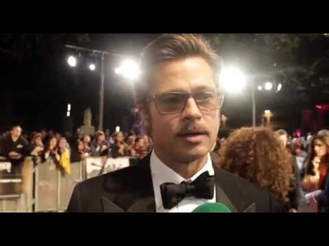 Brad Pitt On Getting Punched In The Face By Shia LaBeouf! | Two Tube