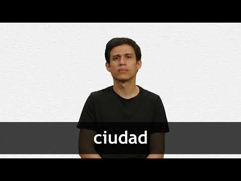 How to pronounce CIUDAD in Latin American Spanish