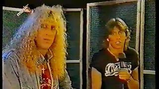 Twisted Sister - Interview with Dee Snider 1987 (TV)