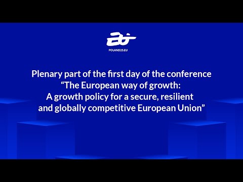 Plenary part of the first day of the conference – morning session