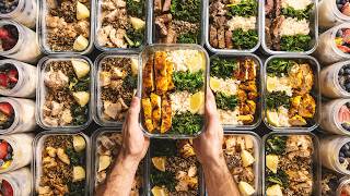 I meal prepped 46 boring lunches to be healthier