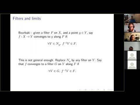 LftCM2020: Topology and filters - Patrick Massot