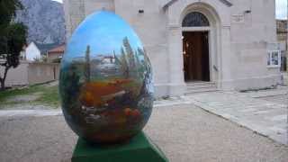preview picture of video 'Peljesac Happy-Easter-Movie One. THE BIG EGG at Orebic. By Apartments Helena, Orebic'
