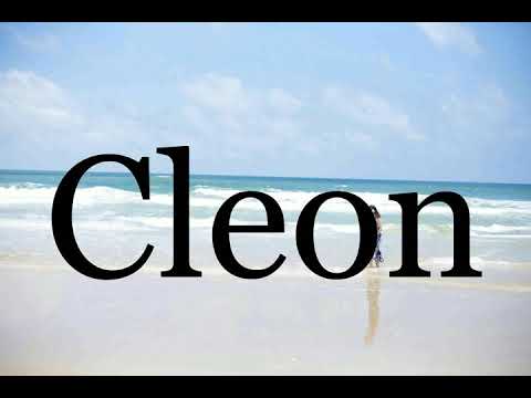 How To Pronounce Cleon🌈🌈🌈🌈🌈🌈Pronunciation Of Cleon
