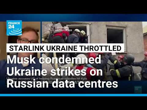 Starlink restriction 'no surprise' after Musk condemned Ukraine strikes on Russian data centres