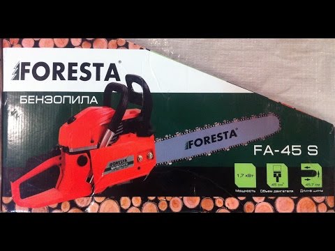 Обзор бензопилы Foresta FA-45 S(Фореста)