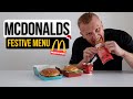 Trying [NEW] McDonald's Festive Menu 2021 Mukbang